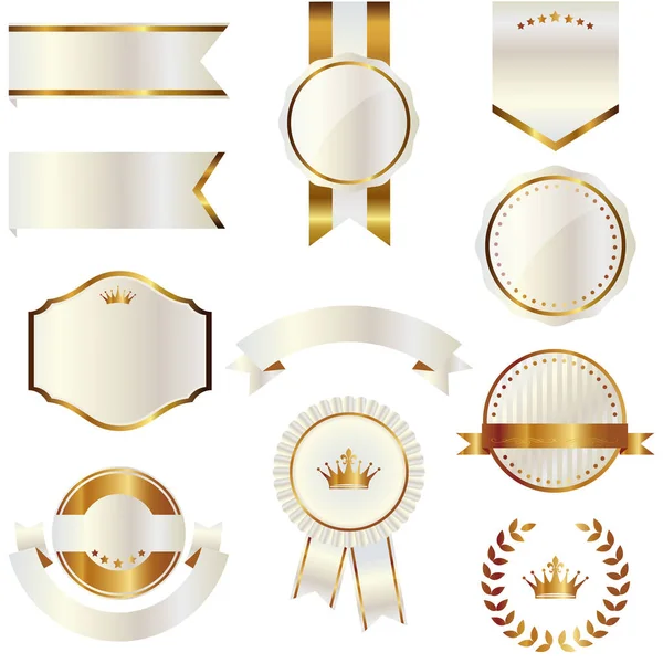 Set of emblems — Stock Vector