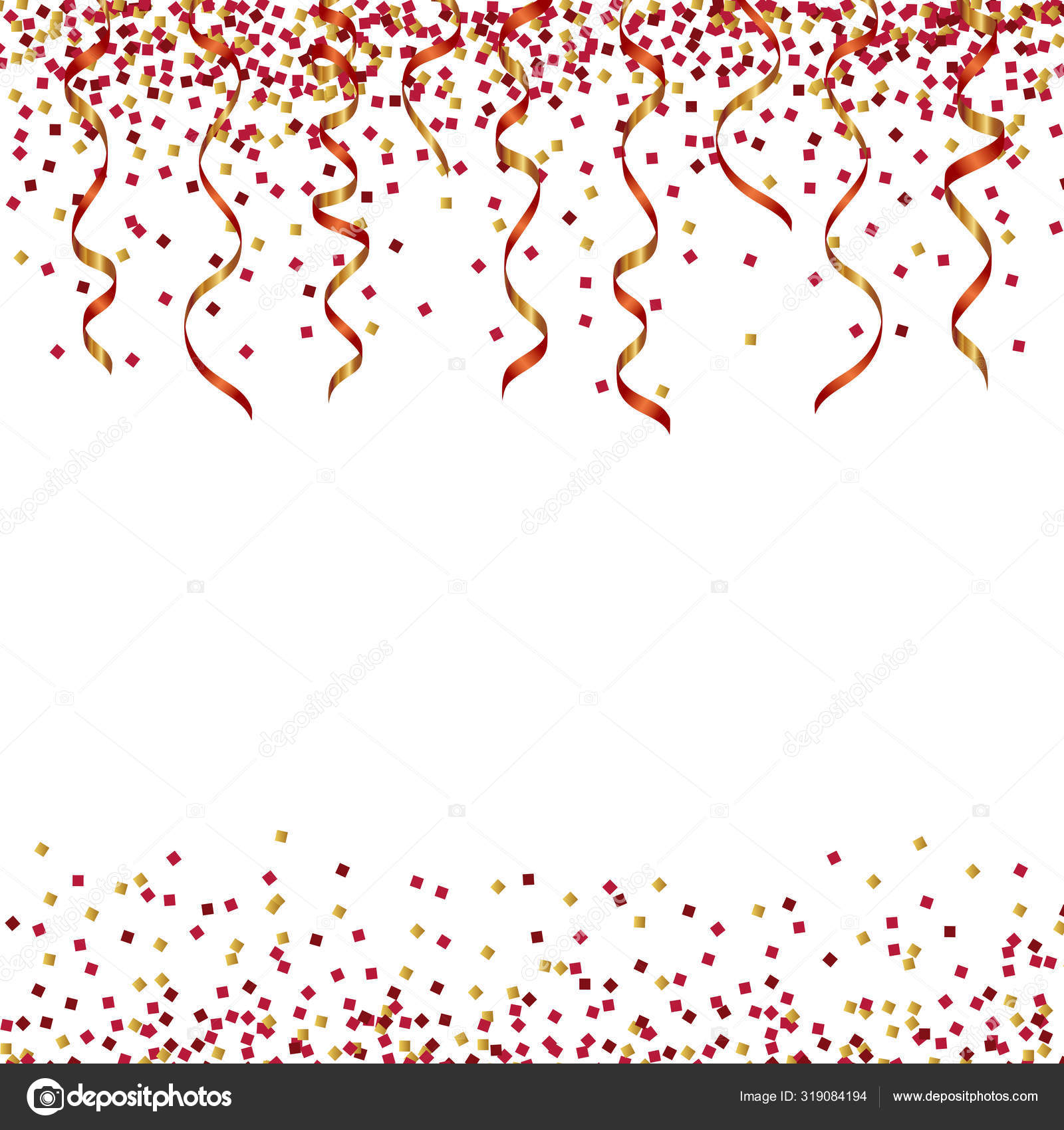 Background Red Glitter Ribbon Stock Vector by ©MisaoN #319084194