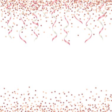 Pembe parıltı ve kurdelenin arkaplanı