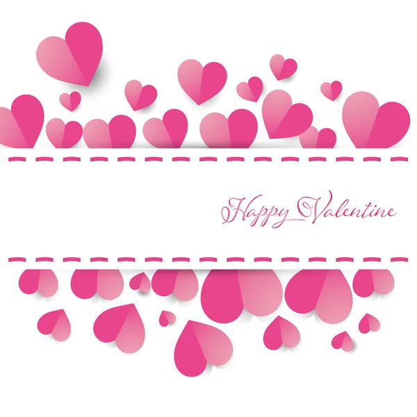 hearts background of valentine card