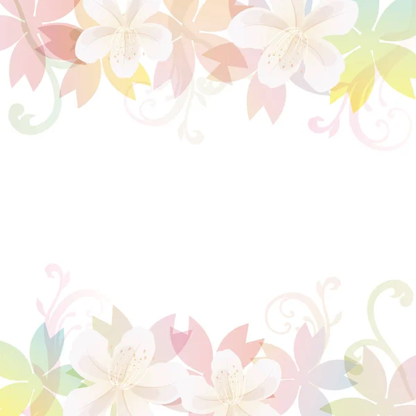 Ilustrasi Latar Belakang Bunga Sakura - Stok Vektor