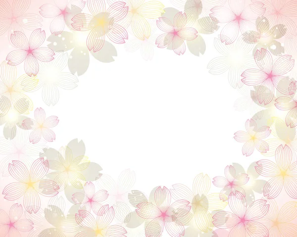 桜の背景イラスト — ストックベクタ