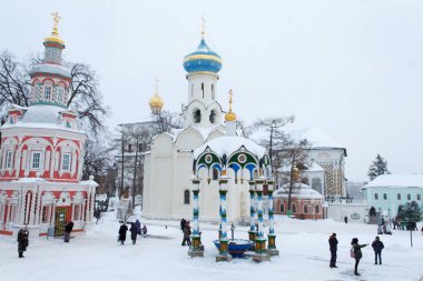 Kutsal Üçlü St Sergius Lavra, Sergiev Posad, Rusya: 10 Aralık 2016. 
