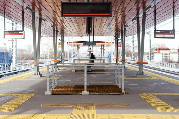 Oroszország, moszkvai, Station "Nizhegorodskaya" Moszkva központi gyűrűvel — Stock Fotó