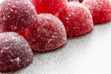 Meyve marmelat masaya yakın çekim