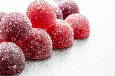 Meyve marmelat masaya yakın çekim