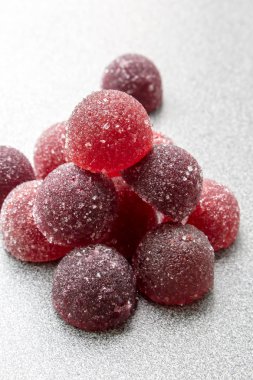 Meyve marmelat masaya yakın çekim