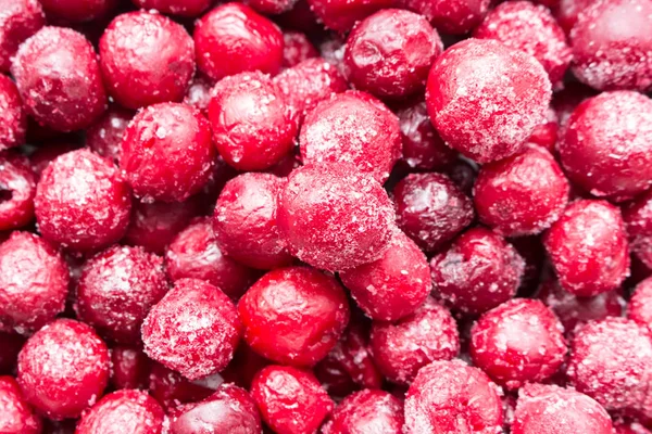 Frozen cherry close up — Stock Photo, Image