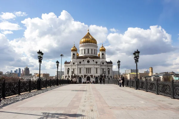 Ρωσία, Μόσχα: Τον καθεδρικό ναό του Σωτήρος Χριστού — Φωτογραφία Αρχείου