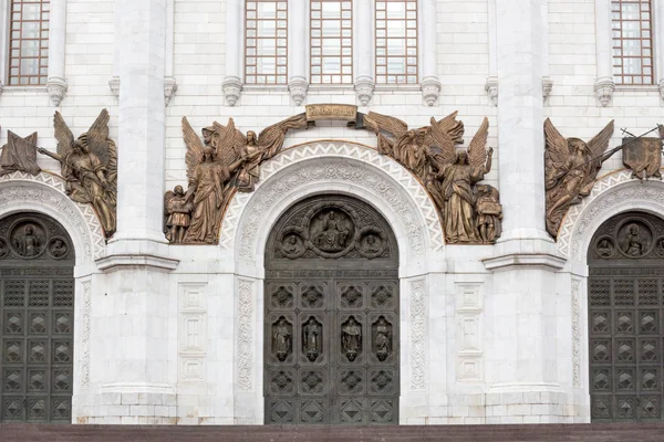 Russland, moskau: christuskathedrale der retter — Stockfoto