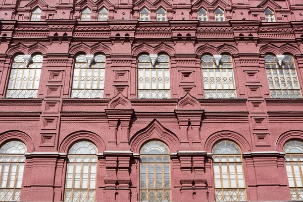 MOSCOW, RÚSSIA: Praça Vermelha, o museu histórico — Fotografia de Stock