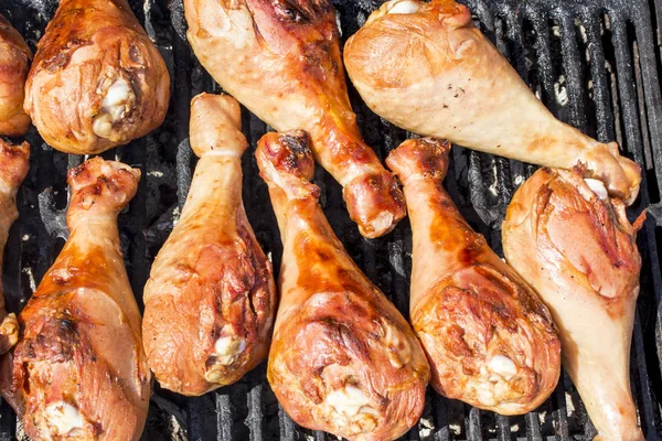 Close Turkey Meat Cooked Grill — Stock Photo, Image