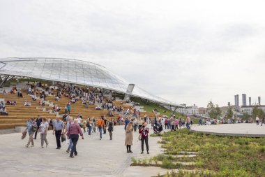 Rusya, Moskova: Peyzaj Park Zaryadye