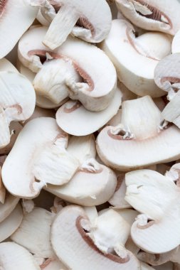 Dilimlenmiş, pişmemiş, taze beyaz petrol tam arkaplan