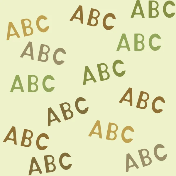 Modèle sans couture avec lettres abc — Photo