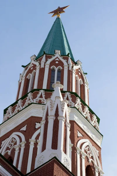 Μόσχα, Ρωσία - Nikolskaya Πύργος από το Κρεμλίνο της Μόσχας — Φωτογραφία Αρχείου