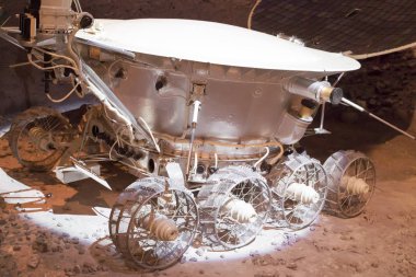 Rusya, Moskova, 30.11.2017: Walker ay biri (Lunokhod 1). Muse