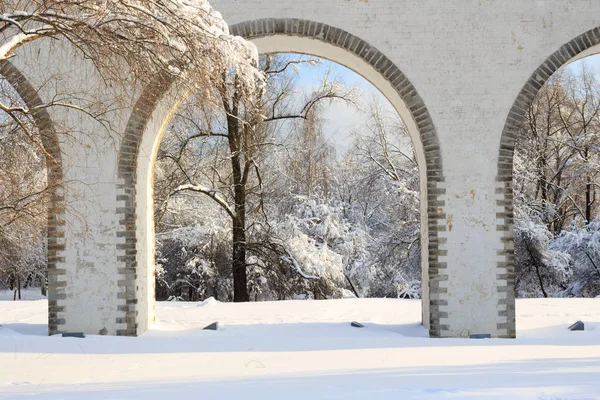 Moskau Russland 2018 Rostokinskiy Aqueduct Ein Architekturdenkmal Das Während Der — Stockfoto