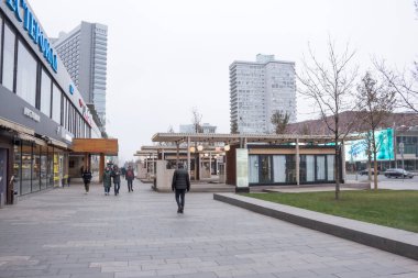 Moskova, Rusya: Yeni Arbat Caddesi.