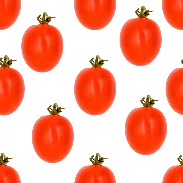 Seamless tomatoes pattern