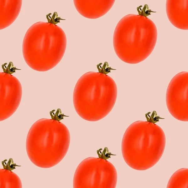 Seamless tomatoes pattern