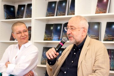 Moscow, Russia, Open Book Fair on the Red Square in Moscow