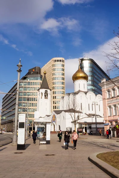 Mosca Russia Marzo 2020 Quadrato Bianco Quartiere Degli Affari Vecchio — Foto Stock