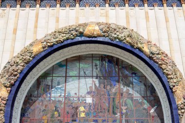 Rusya, Moskova, 30 Mayıs 2019: Lekeli cam 