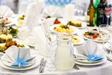 Güzel düğün restoranda yemek Hizmetleri