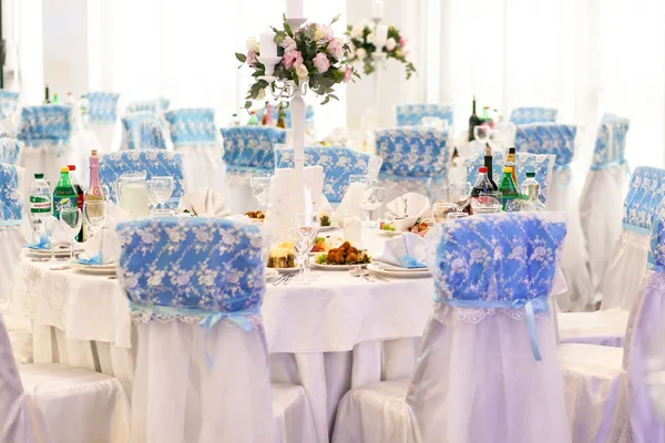 Hermoso catering de bodas en restaurante — Foto de Stock