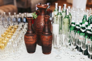 Tablo hizmet bir parçası olarak etnik tarzı testi 