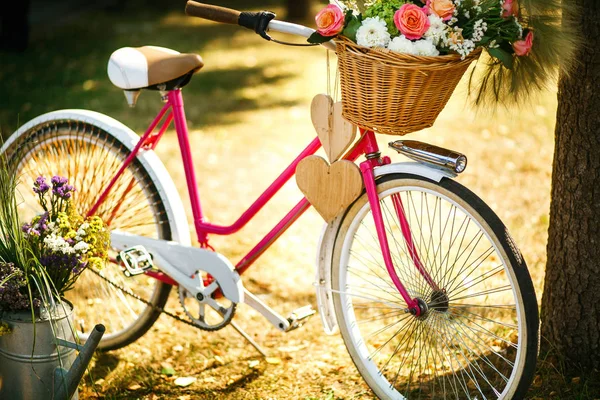 Dekoracyjne rowerów na ślub — Zdjęcie stockowe