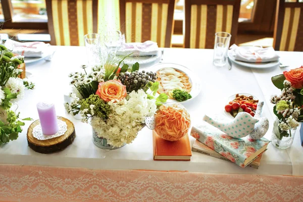 La mesa de bodas — Foto de Stock