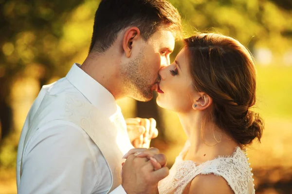 La adorable pareja enamorada — Foto de Stock