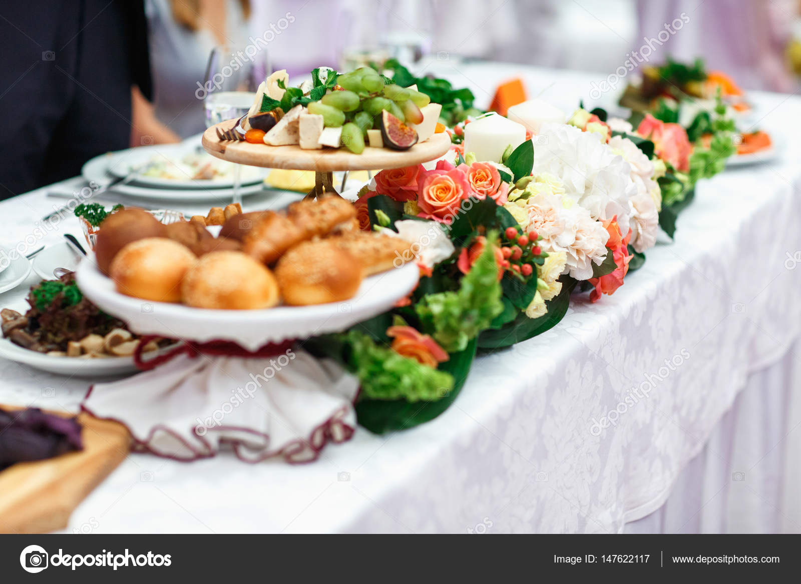 Fruit Plate Decoration For Engagement Fruits Cheese Bread And