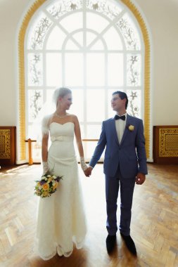 Onların düğün günü içinde birlikte mutlu