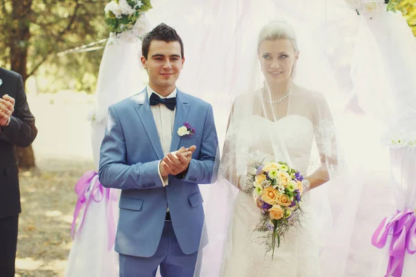 Amazing open air wedding ceremony — Stock Photo, Image