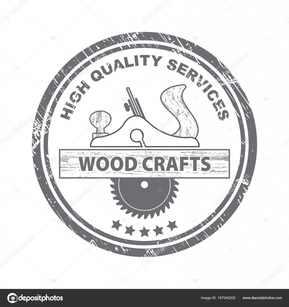 Professionelle Holzhandwerk Dienstleistungen Stempel Holzhandwerk