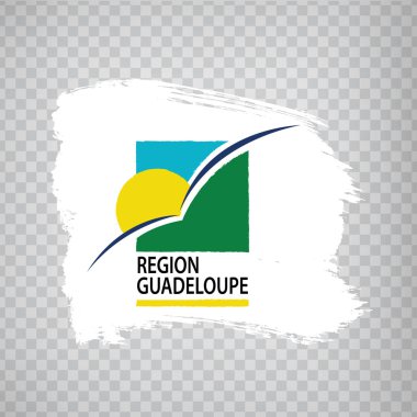 Fırça darbelerinden Guadeloupe bayrağı. İnternet sitenizin tasarımı, logosu, uygulaması, Ui için şeffaf arkaplan üzerine bayrak Guadeloupe. Fransa Denizaşırı Departmanı. Hisse senedi. Bölüm 10.