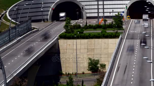 入境和出境的隧道 — 图库视频影像