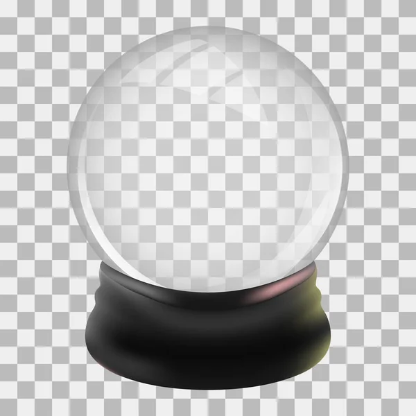 Plantilla de diseño Snowglobe — Vector de stock