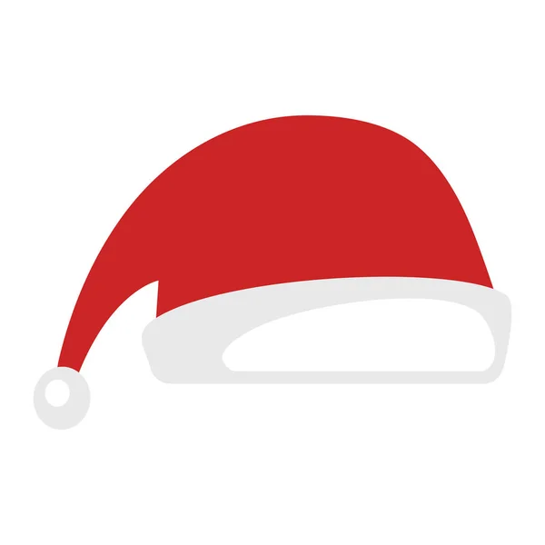 Papai Noel chapéu de Natal — Vetor de Stock