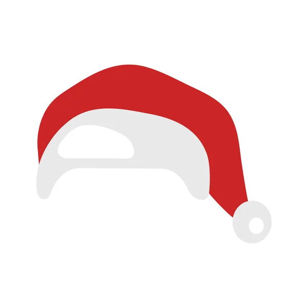 Papai Noel chapéu de Natal — Vetor de Stock