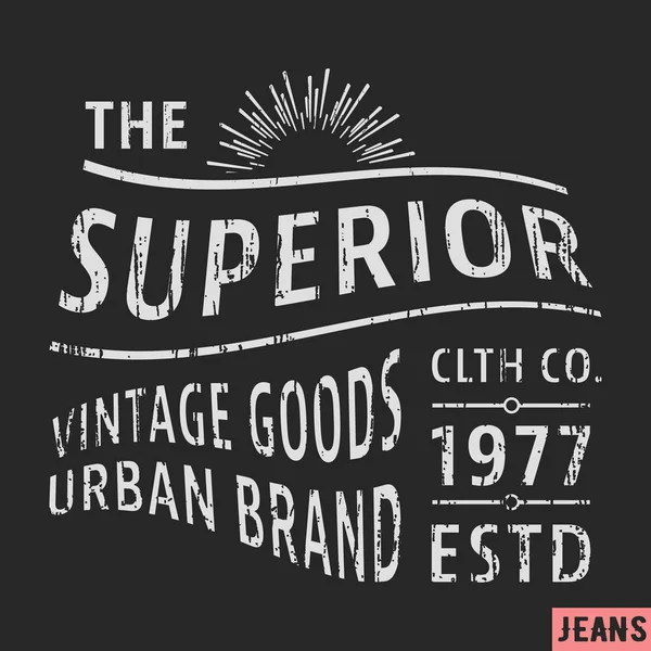 Sello vintage superior — Vector de stock