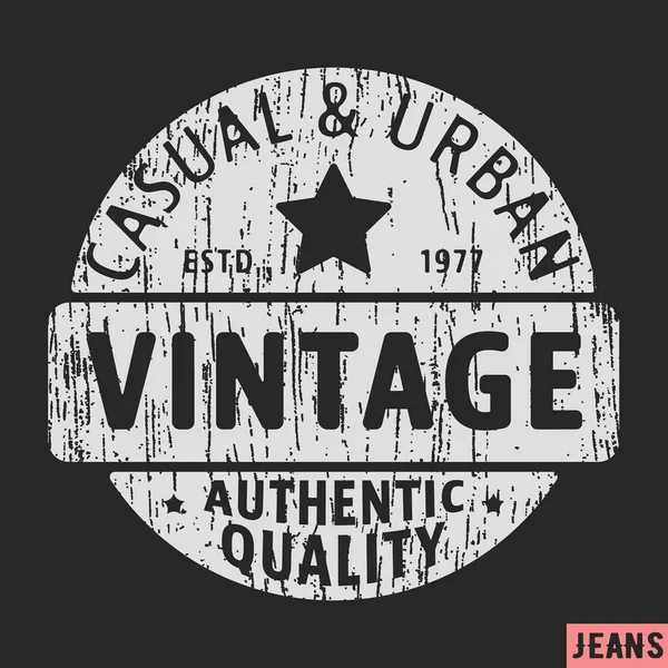 Casual und Urban Vintage Stempel — Stockvektor