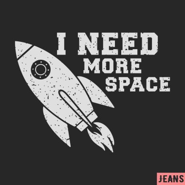 Roket fırlatma vintage damgası