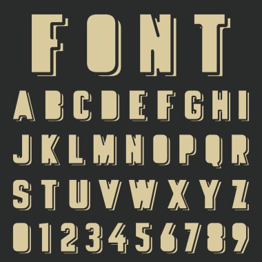 Alfabe yazı şablonu