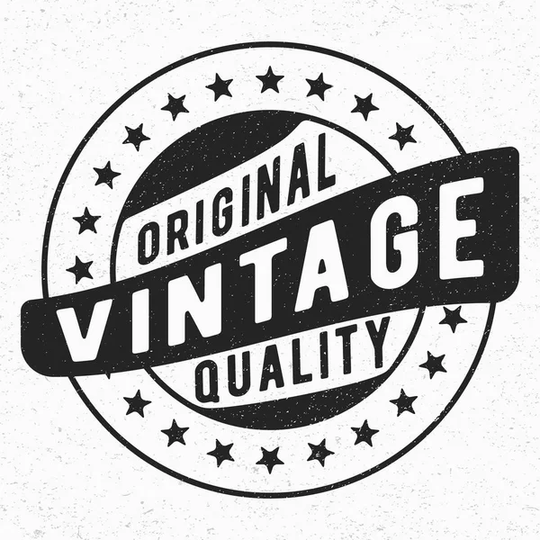 Carimbo vintage original — Vetor de Stock