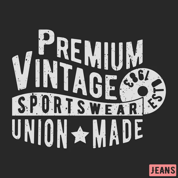 Sello Vintage Premium — Vector de stock