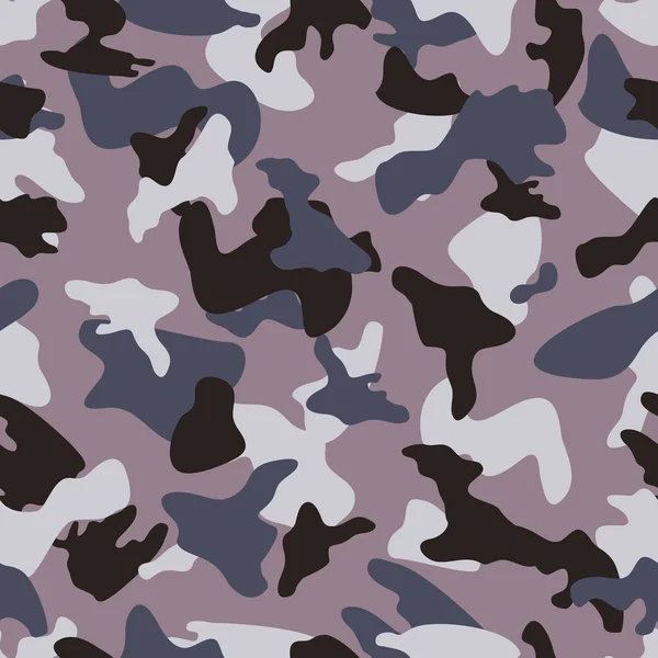 Camouflage seamless color pattern — Stock Vector